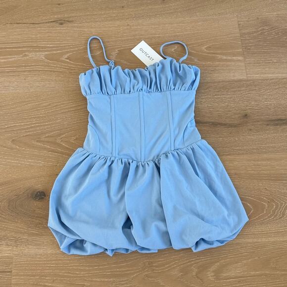 Outcast Clothing Dresses & Skirts - Outcast Clothing Mini Dress Piera Size M Blue